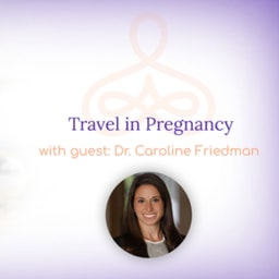 "Travel in Pregnancy" - with Dr. Caroline Friedman